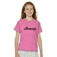 thumbnail image 3 of Beauty Motivational Positivity Girls Kids T Shirt Tees Teen Brisco Brands L, 3 of 6