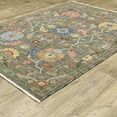 thumbnail image 5 of HomeRoots Pink Orange Rust Green And Oriental Power Loom Stain Resistant Area Rug, 5 of 9