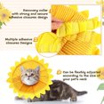 thumbnail image 4 of Pet Protective Recovery Collar - Adjustable Sunflower Shape Elizabethan Cat Cone Collar, Cute Soft Cone After Surgery Neck Collar for Cats and Small Dogs, 4 of 5