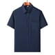 thumbnail image 1 of pstuiky camisetas de hombre, Camisa informal de manga corta, lisa, cómoda y con cuello vuelto para hombre camisas casuales para hombre m, 1 of 3