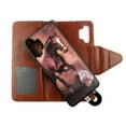 thumbnail image 3 of Case For Samsung Galaxy A32 5G Detachable Magnetic Wallet Pu Leather Cover Flap Closure Snap-on Book Style Cases Cash Pocket with Card Slots Holder Wrist Strap 2 in 1 Folio Brown Horse, 3 of 3