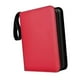 thumbnail image 1 of Carpeta de libros de tarjetas contenedor estándar duradero protector 9 bolsillos Álbum de tarjetas comerciales para Álbum coleccionable Tcg Hugo Rojo, 1 of 10