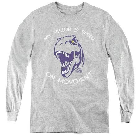 Jurassic Park My Vision Youth Long Sleeve T-Shirt Athletic Heather