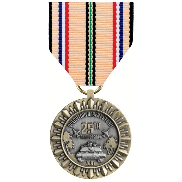 Desert Storm 25th Anniversary Commemorative Medal