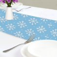 thumbnail image 4 of Yayeee Table Runner 70 inches Long Home Kitchen Dinning Party Decoration, Snowflake Pattern, 4 of 7