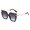 C02	Black and gray, variant on New square metal snake-shaped temple large-frame cross-border color-blocked sunglasses