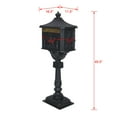 thumbnail image 6 of Cast Aluminum Mail Box,Postal Box , Mailbox Color Black, 6 of 6