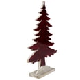 thumbnail image 2 of Northlight Stained Forest Tree on Washed Wood Base Christmas Decoration - 14", 2 of 2