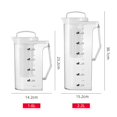 thumbnail image 3 of Hervidor de agua fría para refrigerador, almacenamiento de agua doméstico, tetera de gran capacidad, mango de acero inoxidable, capacidad de 64 oz, para escritorio de oficina, diseño portátil, 3 of 5