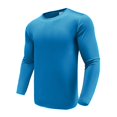 thumbnail image 2 of Mens Long-Sleeve T-Shirt Fashion Casual Crew Neck Upf 50+ Sun Protection T Shirts Moisture Wicking Slim Fit Tees for Gym Workout Royal Blue S, 2 of 7