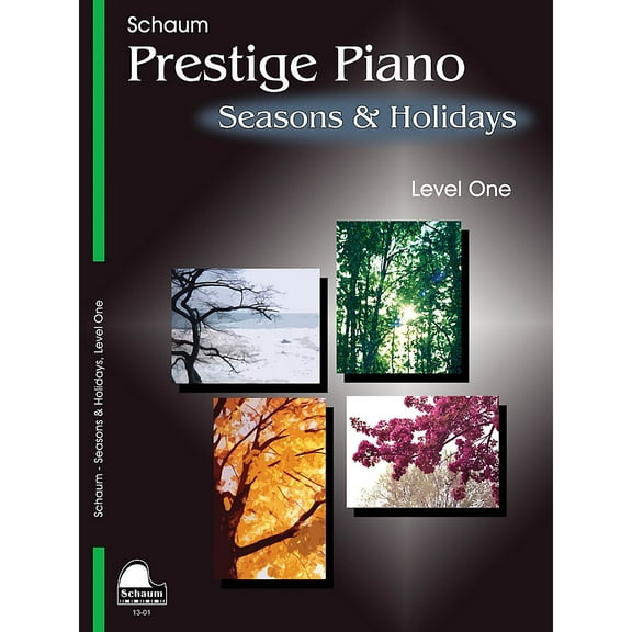 SCHAUM Seasons & Holidays (Level 1 Elem Level) Educational Piano Book