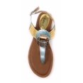 thumbnail image 4 of Victoria K Women's Gold Rings Metallic Sandals, 4 of 4