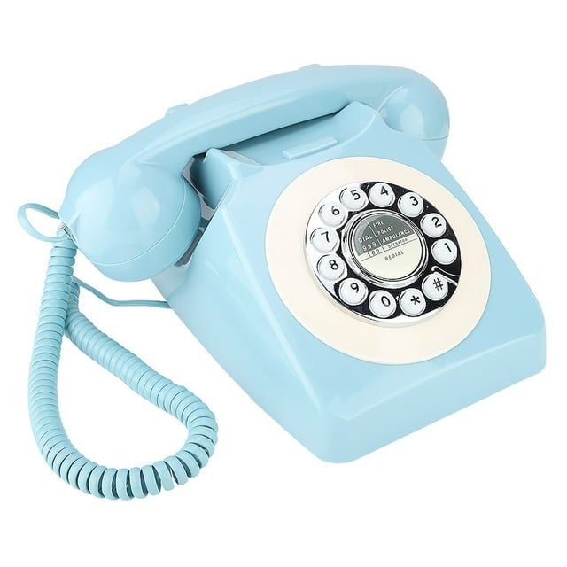 Teléfono fijo de oficina estilo retro MS300A para decoración del hogar, antiinterferencias electromagnéticas