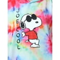 thumbnail image 2 of Peanuts Snoopy Joe Cool Tie Dye Women's Pajama 2-Piece Hooded Jogger Set, 2 of 6