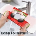 thumbnail image 6 of Sikiie Watermelon Gnome Splash Guard for Sink Faucet-1 PC Super Absorbent Fast Drying Mat Sink Gadgets-Splash Guard for Kitchen, Sink Mat, 6 of 7