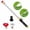 as show, variant on High Pressure Water Spray Wand – Multi-Tip Power Washer Lance for Car Wash, Garden Watering & Patio Cleaning