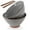 Gray, variant on Kook Terracotta Ramen Bowls with Chopsticks, 36 oz, Set of 2