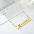 thumbnail image 6 of Personalized Pet Portrait Bar Necklace - Silver Engravable Dog Cat Stainless Steel Bar Necklace - Custom Dog Cat Pendant Jewelry - Mother's Day Gift for Mom - Jewelry Gift Box, 6 of 7