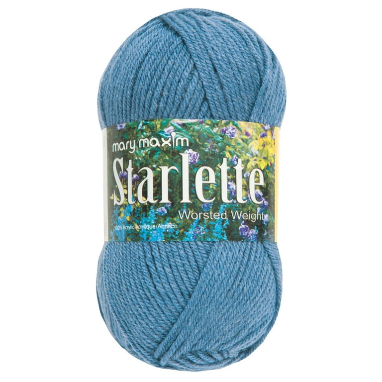 Mary Maxim Starlette Yarn - Lime - 100% Ultra Soft Premium Acrylic Yarn for  Knitting and Crocheting - 4 Medium Worsted Weight 