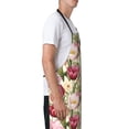 thumbnail image 5 of Cauagu Tulips Flowers Aprons with Pockets,Waterproof Apron for Women,Kitchen Cooking Apron Adjustable Bib Aprons Chef Apron for Cooking,Drawing,Crafting, 5 of 8