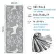 thumbnail image 2 of Terrier Dog Silhouette Dog and Flower Floral Hot Yoga Mat Towel Non Slip for Hot Yoga - Quick-Drying Yoga Mat Cover with 4 Corner Pockets with Travel Bag - Hot Yoga Towel Non Slip 70"x26", 2 of 6