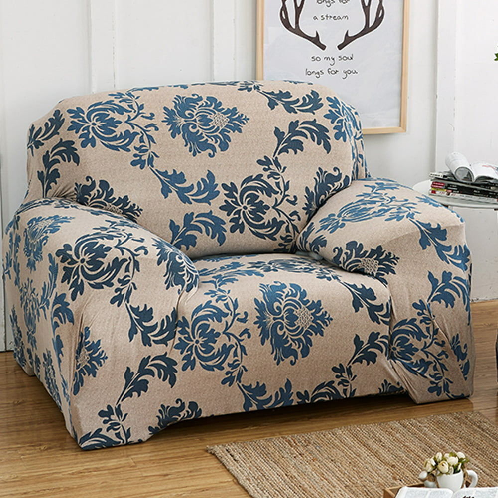 Stretch Fabric One Seater L Shape, TKOOFN Elastic Sofa Cover Couch