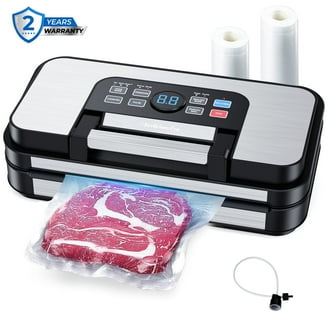 LEM MaxVac 250 Industrial Vacuum Sealer - Seal 250+ Times, Stainless Steel, Built-in Cutter & 8" X 10' Roll Included