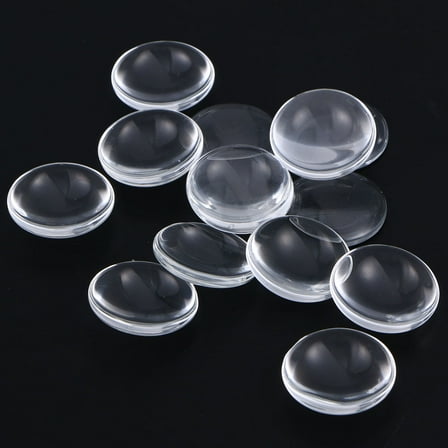 TOYMYTOY Jewelry Making Supplies 60 Pcs Glass Dome Cabochon 1 Inch 25mm