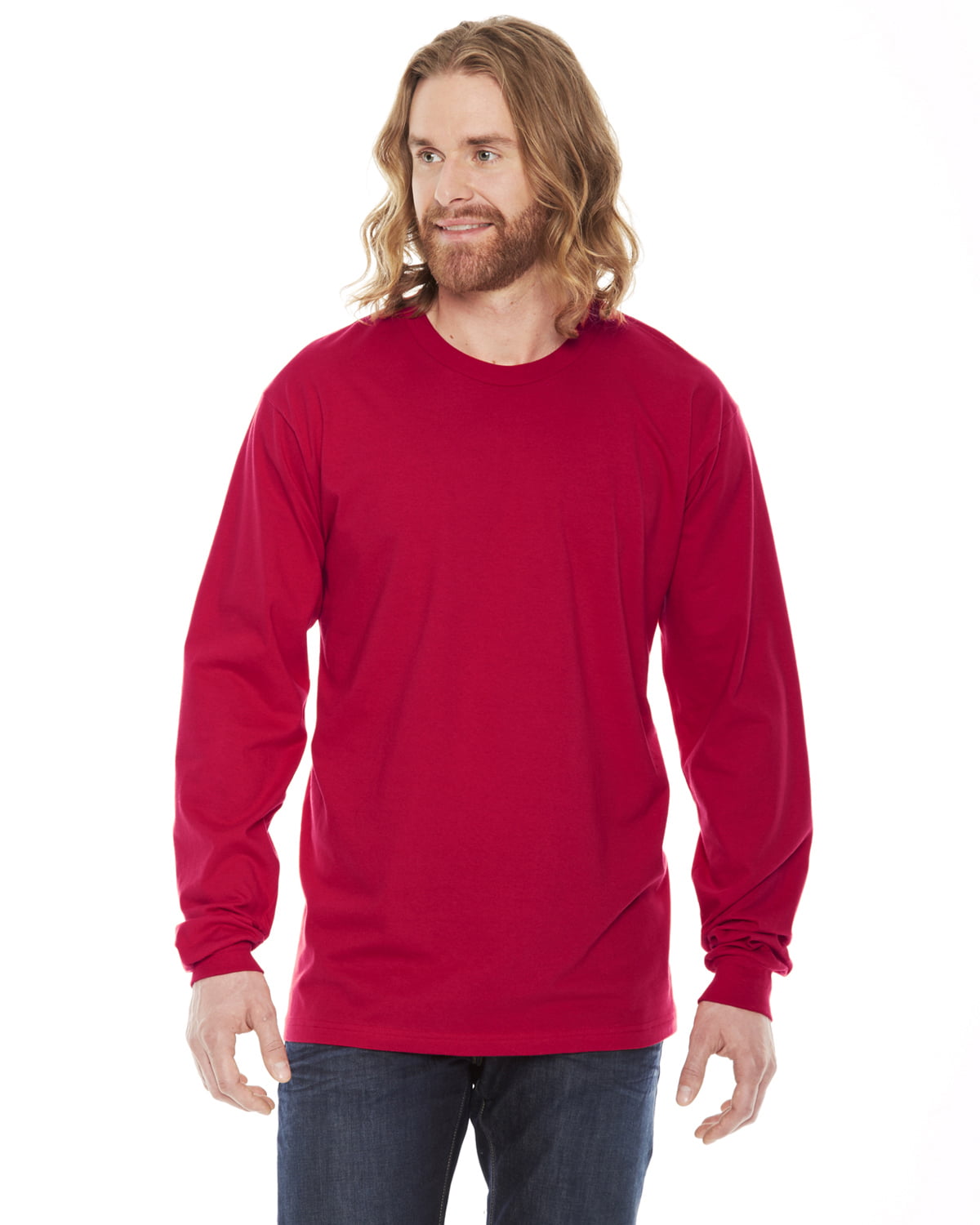 American Apparel Mens Fine Jersey Long-Sleeve T-Shirt 2007
