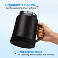 thumbnail image 4 of SUNSOC 50oz Insulated Water Bottle Keep Cold 36hrs,Large Vacuum Insulated Tumbler with Handle, BPA Free Stainless Steel Travel Mug with Leakproof Dual Lid for Camping Outdoor, 4 of 9