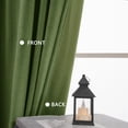 thumbnail image 4 of Back Tab Curtains, 2-Panel Set Rod Pocket & Pinch Pleat Design Light-Filtering & Thermal Insulation Ideal for Living Room, Bedroom & Office Windows, 4 of 9