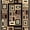 Black, variant on Handcraft Rugs-Modern Contemporary Brand New Area Rugs-Abstract Carpet with Frame/Boxy/Cube Pattern-Shed free Sage Green/Ivory/Mocha2x7 feet Runner