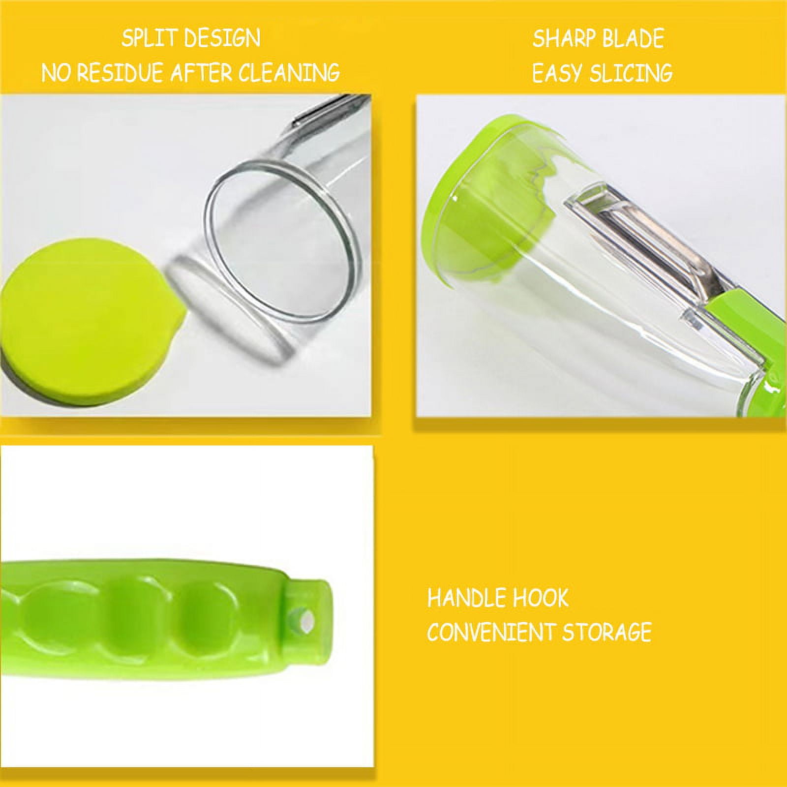 Fruit Vegetable Peeler With Storage Cup Cylinder scraper With