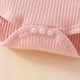 thumbnail image 4 of Odeerbi 0-18 Meses Niña Verano Conjunto Canastilla Punto Elástico Algodón Sudadera Daisy Tirantes Falda Cinta Tres Piezas Flor Volantes Falda, 4 of 8
