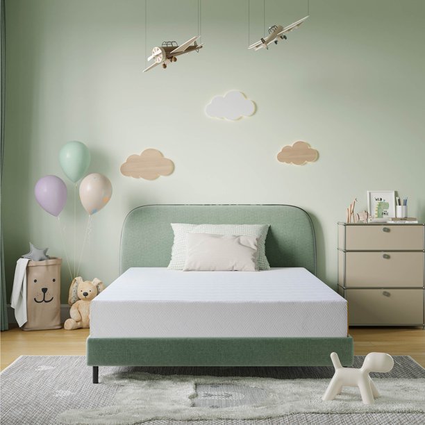 MLILY Ego Black 8 inch Twin Size Mattress, Gel Memory Foam Mattress in