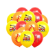 thumbnail image 1 of Set de globos con diseño de camión de bomberos, 18 unidades, 30 cm, látex rojo y amarillo, 1 of 1