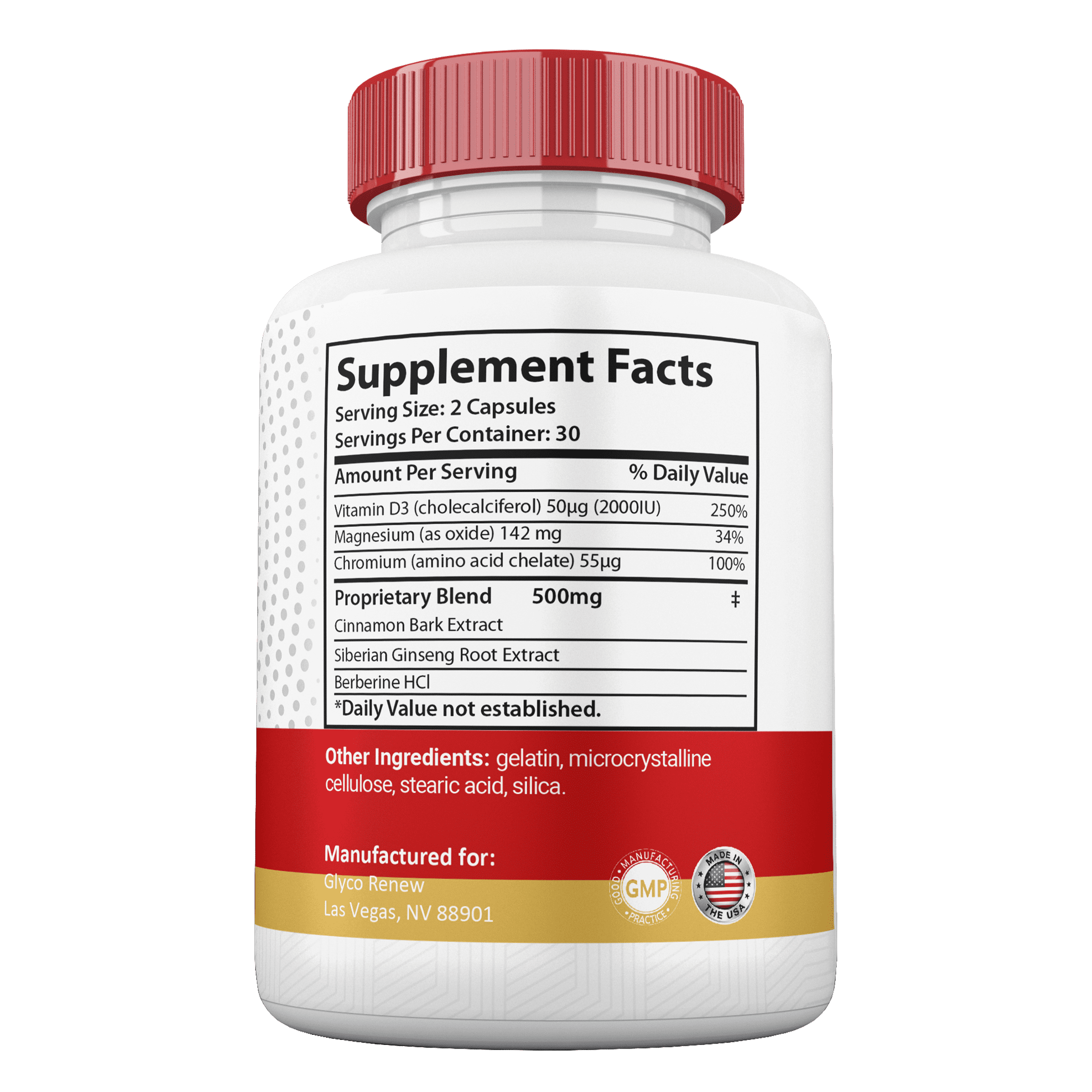 (3 Pack) Glyco Renew Max + Blood Sugar Capsules, Official Capsules, 2x Stronger, Made in the USA.