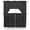 Black, variant on Dark Brown Swag Valances for Windows, Farmhouse Burlap Solid Brown Color Modern Linen Texture Kitchen Valance Rod Pocket Window Treatment, Bathroom Swag Curtain Panel for Living Room, 56 x 36 inch