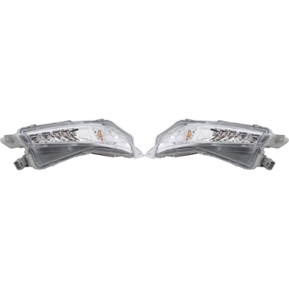 For Toyota Camry Turn Signal Light 2015 2016 2017 Driver and Passenger Side Pair LED Hybrid XLE/XLE/XSE Model CAPA Certified | TO2530154 | TO2531154 | 81440-06030 | 81430-06030