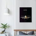 thumbnail image 3 of Nawypu - Canvas Wall Art - Airplanes with Colorful Lines Aviator Concept - Gallery Wrap Modern Home Art | Ready to Hang -16x20in, 3 of 4