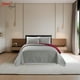thumbnail image 2 of Colcha King Size Yamel Doble vista Paris plata-vino, 2 of 5