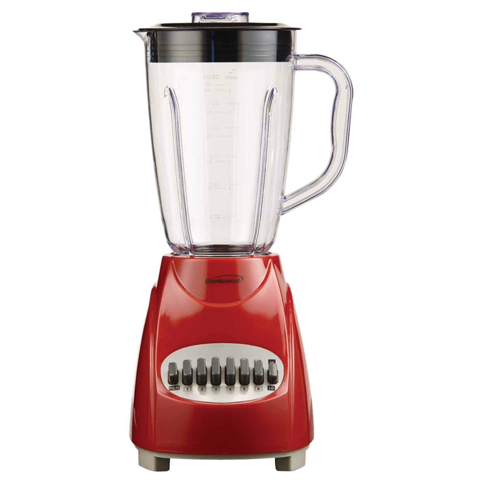 Brentwood 350W 50 oz 12-Speed Blender, Red