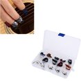 thumbnail image 1 of Thumbpicks Finger Pick, 15Pcs dedo pulgar de dedo índice Finger Guitar Picks Protector accesorio con caja de almacenamiento para guitarra Unbranded YQ00098, 1 of 9
