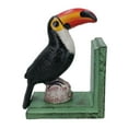 thumbnail image 3 of Toucan Bookends Ornament Figurine Cast Iron Stand Holder Bird Animal Guinness, 3 of 5