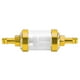 thumbnail image 5 of Glass Fuel Filter Element Aluminium Alloy Shell Replacement for Cars ATV SUVs Motorcycles Pit BikesYellow, 5 of 5