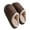 Brown, variant on Women Men Comfort House Slippers Warm Home Shoes Anti-Skid Slippers Outdoor Indoor