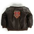 thumbnail image 5 of Up and Away A-2 Bomber Jacket Brown 24 Months, 5 of 5