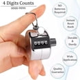 thumbnail image 3 of ZheElen Tally Count Counter Number Click of high-quality ABS material, Digital Mechanical Hand Golf Cli-cker Counts As 1. Please Note, 3 of 6