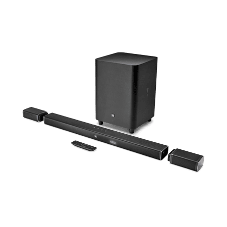 - JBL JBLBAR51BLKAM Bar 5.1 5.1-Channel 4K Ultra HD Soundbar System (Refurbished)