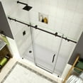 thumbnail image 4 of Aston SDR984EZ-NBR-72-10 Coraline 76" High X 72" Wide Sliding Frameless Shower Door -, 4 of 7